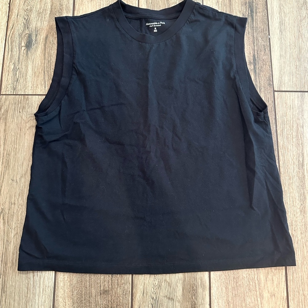 Abercrombie & Fitch Black Sleeveless Top